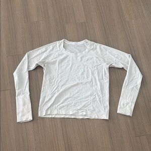 lululemon athletica White Long Sleeve Tee